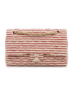 Chanel Medium Quilted Jersey Coco Sailor Double Flap Bag