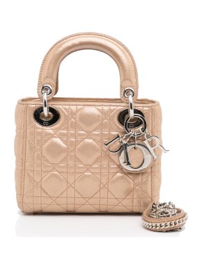 Mini Cannage Nylon Lady Dior Bag