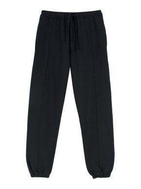 Dior Homme Black Cotton & Wool Joggers