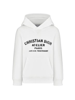 Dior Homme White Atelier Logo Hoodie