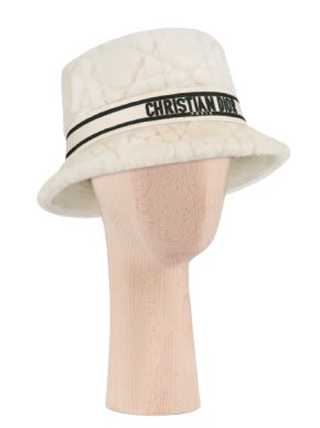 Dior Ice Cannage Shearling D-bobby Bucket hat
