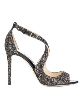 Jimmy Choo Emily 100 glitter sandals