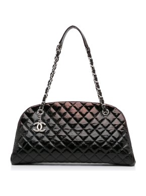 Chanel Just Mademoiselle Patent Shoulder Bag