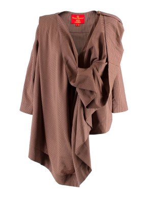 Vivienne Westwood Red Label Checked Draped Blouse
