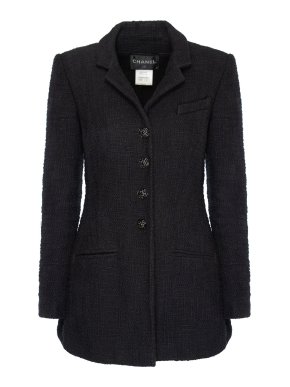Chanel Paris/Bombay Black Tweed Jacket