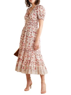 Ulla Johnson Zaria Floral Cotton Dress