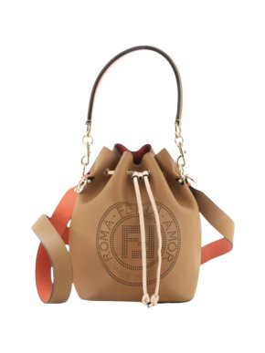 Fendi Small Camel Leather Mon Tresor Bag