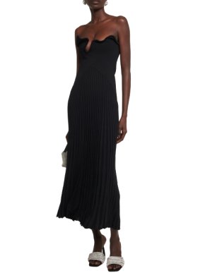 Christopher Esber Sculptured Pleated Rib Dress