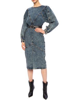 Isabel Marant Udrea Denim Midi Dress
