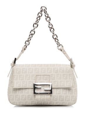 Fendi Spalmati Zucchino Mamma Baguette Bag