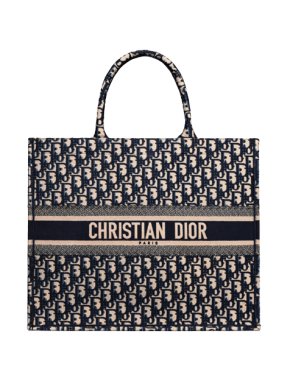 Dior Large Blue Oblique Book Tote