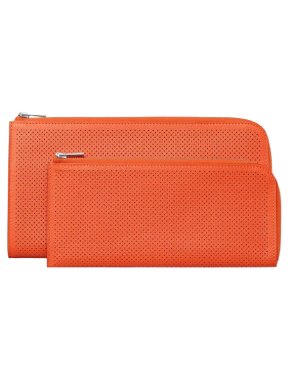 Hermes Orange Remix Voyage Wallet