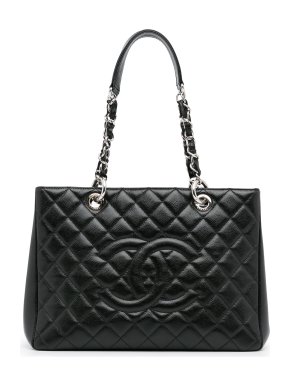 Chanel Caviar Grand Shopping Tote Bag
