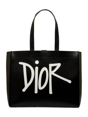 Dior x Stussy Large Logo Applique Tote