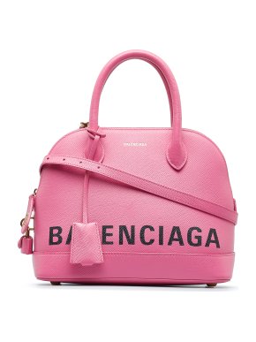 Balenciaga Small Pink Ville Top Handle Bag