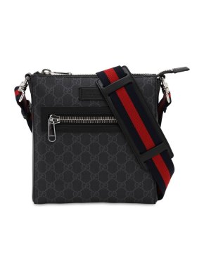 Gucci Small GG Supreme Web Crossbody Bag