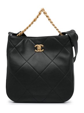 Chanel Calfskin Easy Mood Hobo Bag