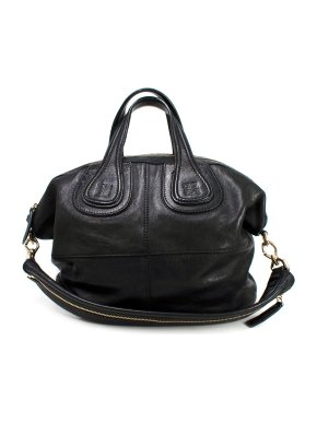 Givenchy Black Calfskin Nightingale Tote Bag