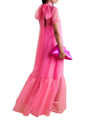 Staud Calluna Organza Pink Gown