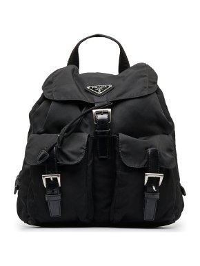Prada Black Nylon Backpack