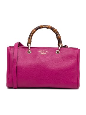 Gucci Fuchsia Medium Bamboo Shopper