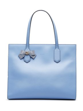 Gucci Cornflower Blue GG Ribbon Bag