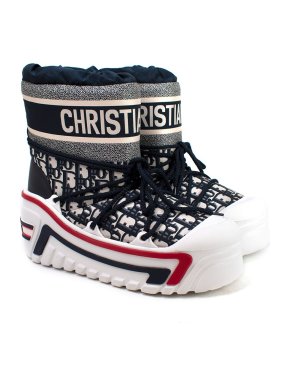 Dior Deep Navy DiorAlps Snow Ankle Boot