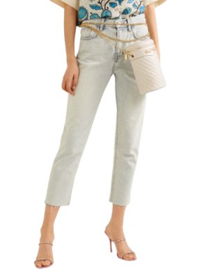 Gucci White Trapuntata quilted leather belt bag