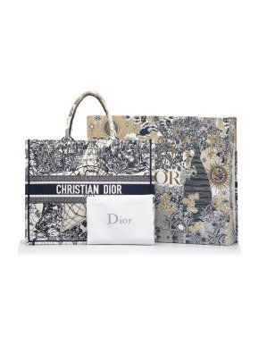 Dior Large Around The World Book Tote