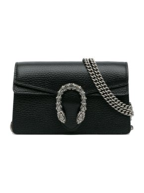 Gucci Super Mini Dionysus Leather Crossbody Bag