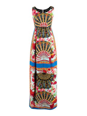 Dolce & Gabanna Multicoloured Printed Maxi Dress