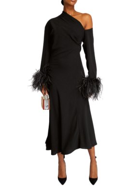 16Arlington Adelaide black midi dress