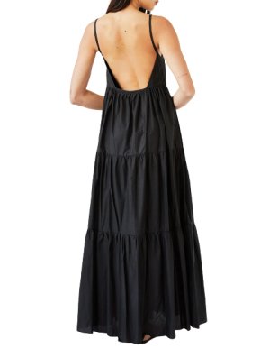Matteau low back black sundress