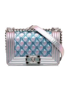Chanel Small Iridescent Boy Bag