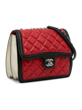 Chanel Mini Square Graphic Flap Crossbody Bag