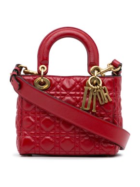 Small Cannage My Lady Dior Lucky Badges Bag