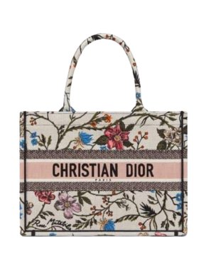 Dior Medium Rosa Mutabilis Book Tote
