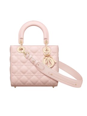 Blush Small Cannage Lady Dior My ABCDior