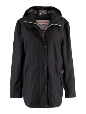 Hunter Black Rubberised Raincoat