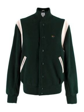 Aimé Leon Dore Dark Green Casentino Crest Varsity Jacket