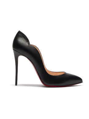 Christian Louboutin Hot Chick 100 black leather pumps