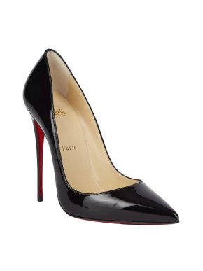 Christian Louboutin So Kate 120 Patent Black Pumps