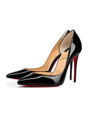 Christian Louboutin IRIZA 100 PATENT Black Pump
