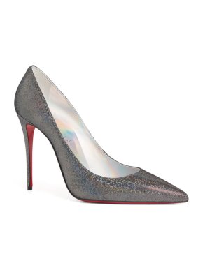 Christian Louboutin Kate 100 Suede Disco Queen Pumps