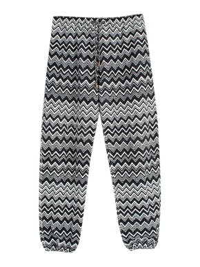 Missoni Zigzag-jacquard Cotton Knit Track Trousers