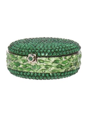 Judith Leiber Macaron Pistachio Pillbox