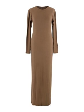 Skims Soft Lounge Oxide Rib Maxi Dress