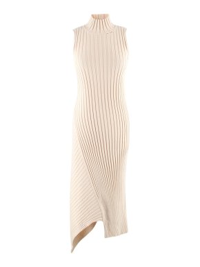 Stella McCartney elevated cotton rib knit dress