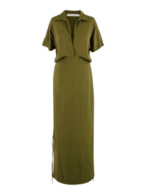 Christopher Esber Green Midi Dress
