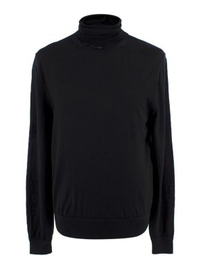 Tom Ford black knit turtleneck